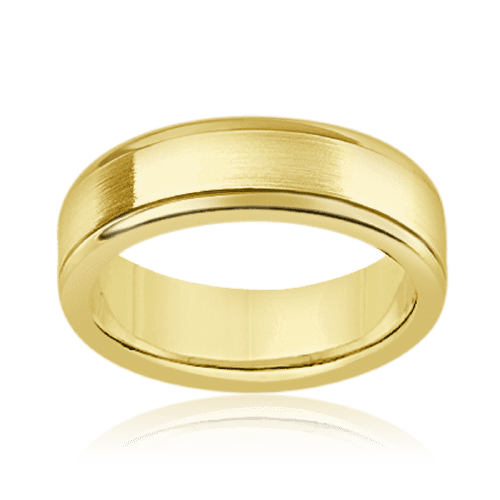 Men's gold wedding rings