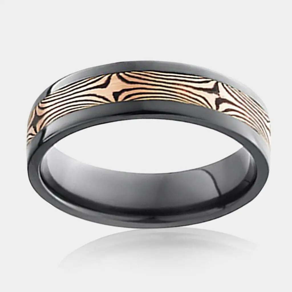 Alexander Mokume Gane Ring - Men's Wedding Rings - DDS Diamonds