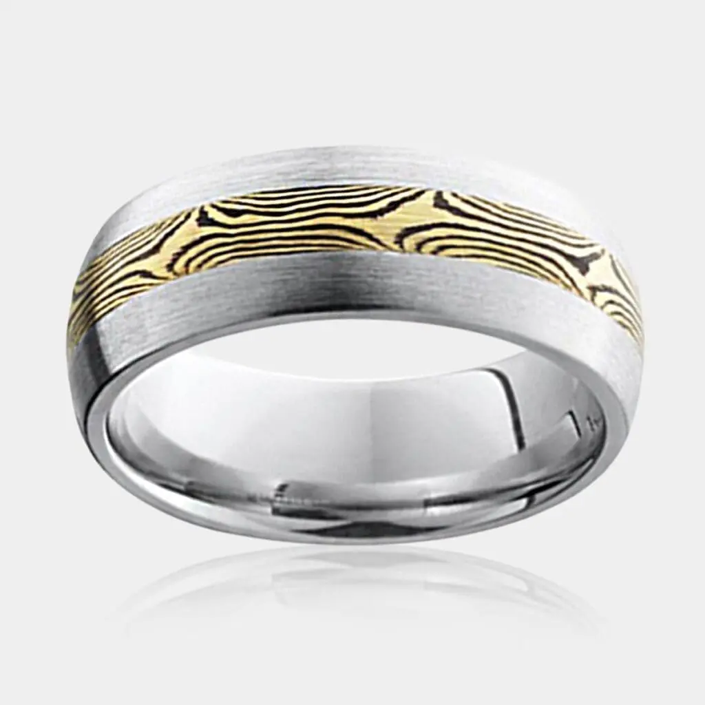 Zeus Mokume Gane Ring - Men's Wedding Rings - DDS Diamonds