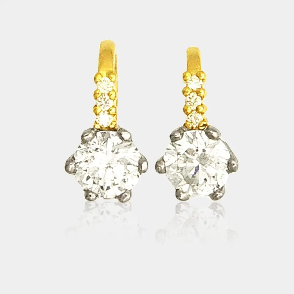 Maria Diamond Drop Earrings