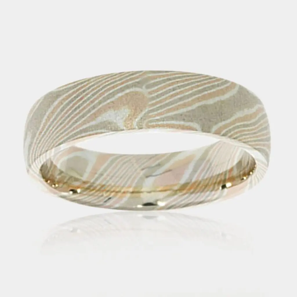 Karna Mokume Gane Ring - Men's Wedding Rings - DDS Diamonds