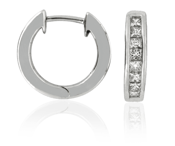 0.33ct Diamond Cherish Earrings in 18ct White Gold - Diamond Earrings - DDS Diamonds