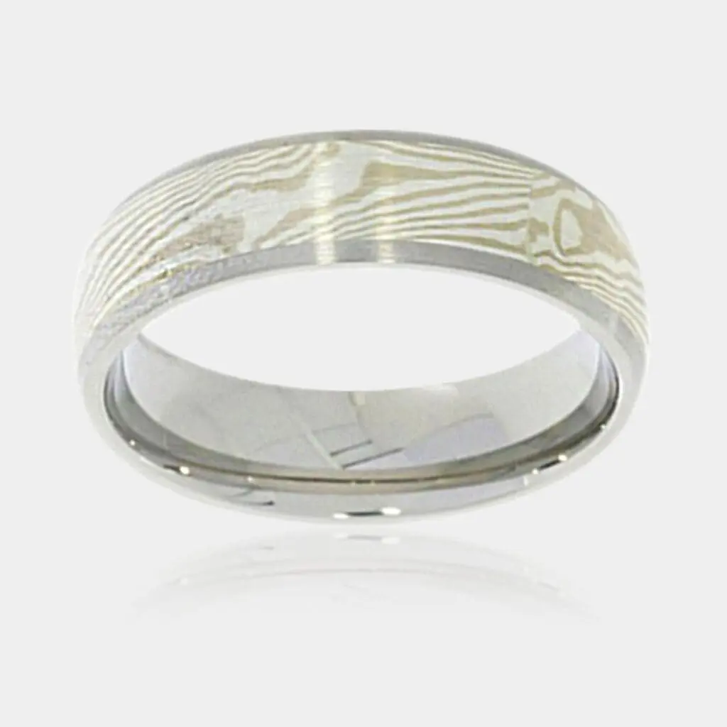 Takayana Mokume Gane Ring - Men's Wedding Rings - DDS Diamonds