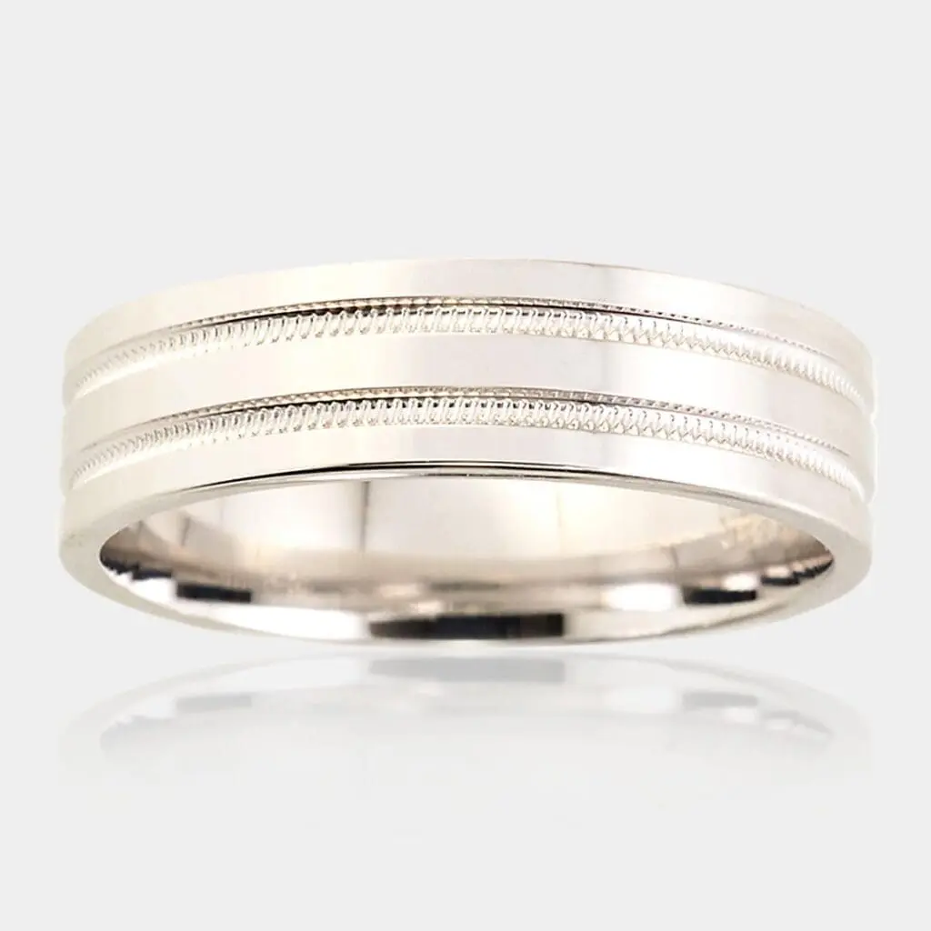 Alexis White Gold Wedding Ring - DDS Diamonds