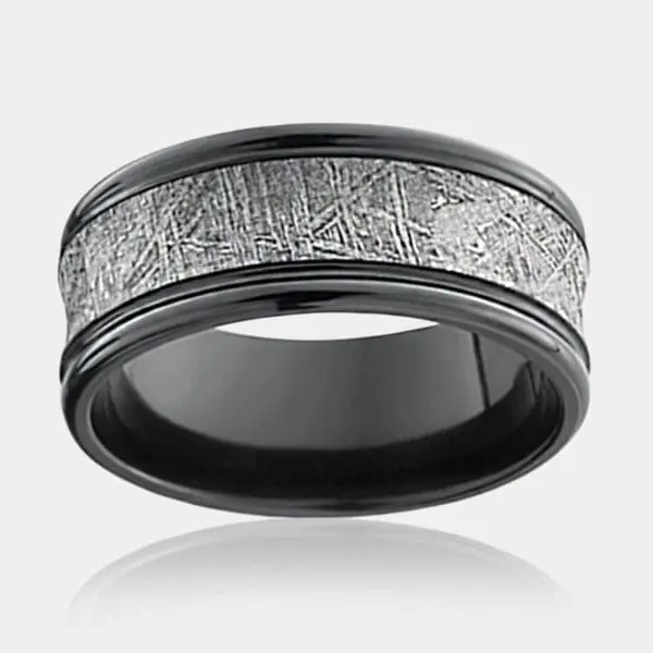 LaTrobe Men's Zirconium Ring - Men's Wedding Rings - DDS Diamonds