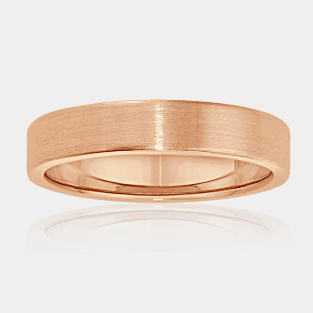 Matthew Men's Rose Gold Wedding Ring - DDS Diamonds