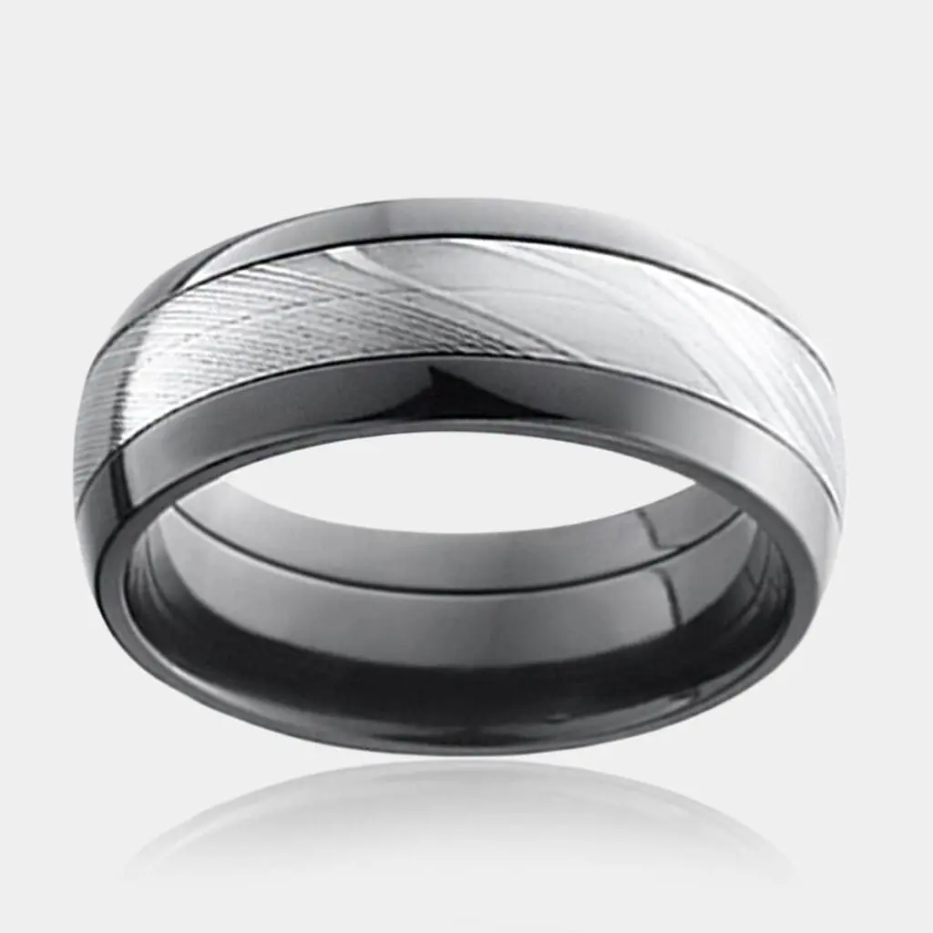 Stirling Men's Zirconium Ring - DDS Diamonds