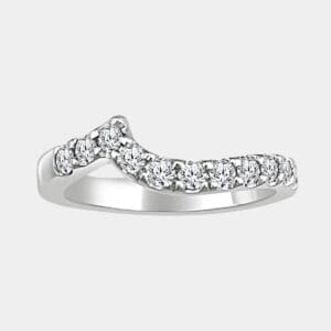 Leah Fitted Diamond Wedding Ring