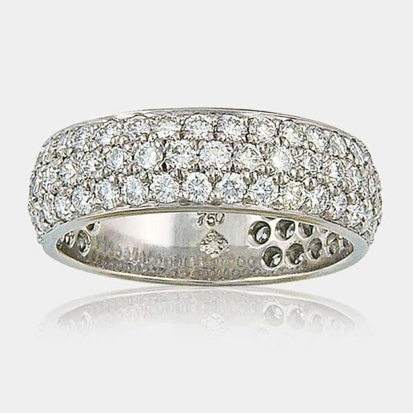 Suzette Pave Set Diamond Wedding Ring