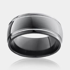 Harvard Men's Zirconium Ring