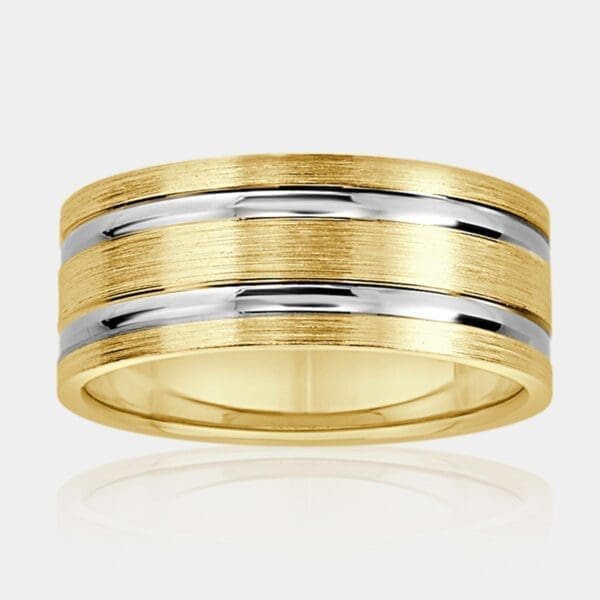 Savvas Two Tone Gold Ring