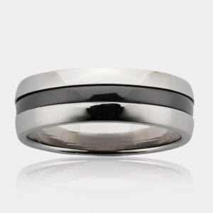 Yale Men's Zirconium Ring