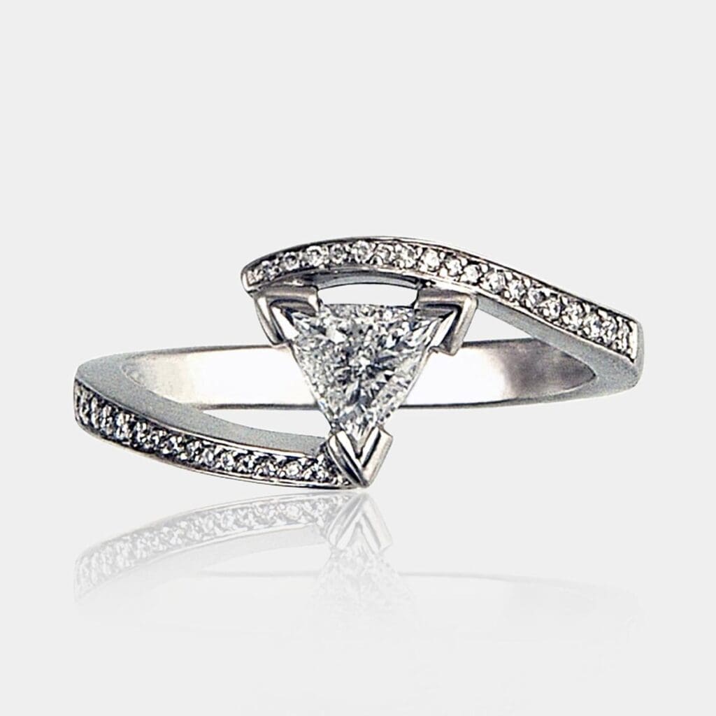 Roz Trilliant Cut Diamond Dress Ring