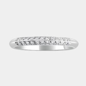 Lynley Knife Edge Diamond Wedding Ring