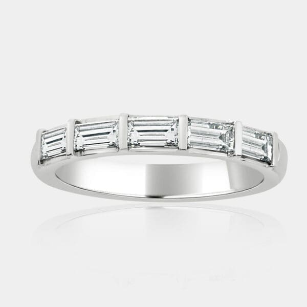 Carly Baguette Cut Diamond Wedding Ring