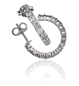 3.3ct Diamond Aphrodite Earrings in 18ct White Gold - Diamond Earrings - DDS Diamonds