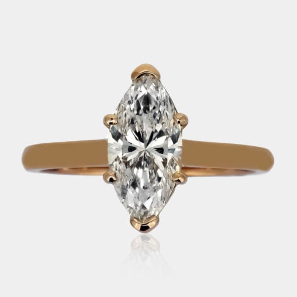 Harriet Marquise Cut Diamond Engagement Ring