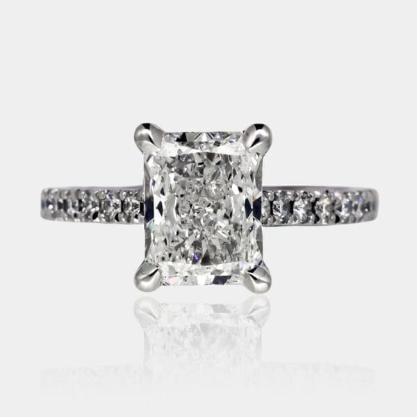 Bianca Radiant Cut Diamond Engagement Ring