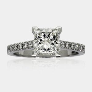 Paris Princess cut Diamond Engagement ring