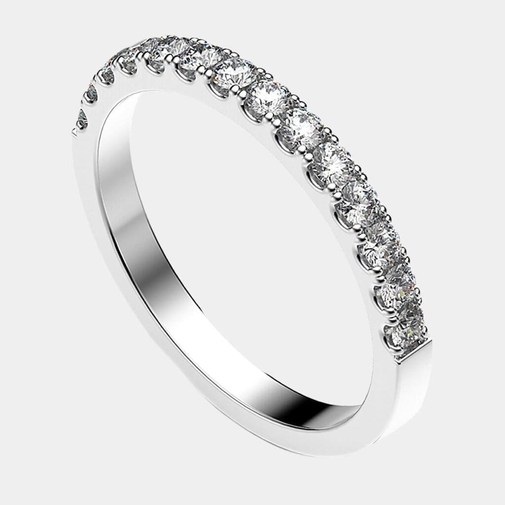 Split Share Claw Diamond Ring