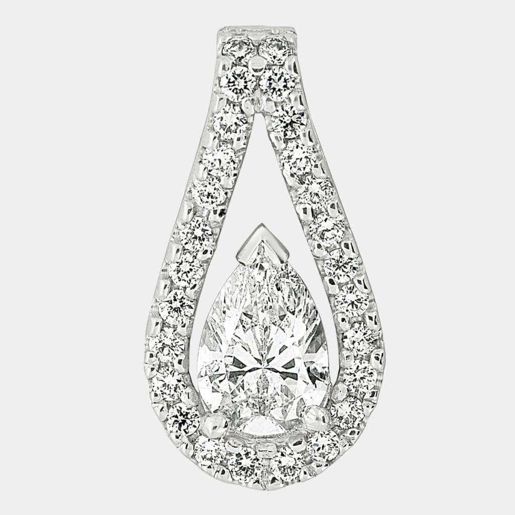 Dianne Pear Shape Diamond Pendant