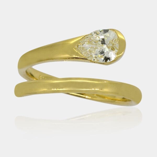 Laura Yellow Gold Diamond Fashion Ring