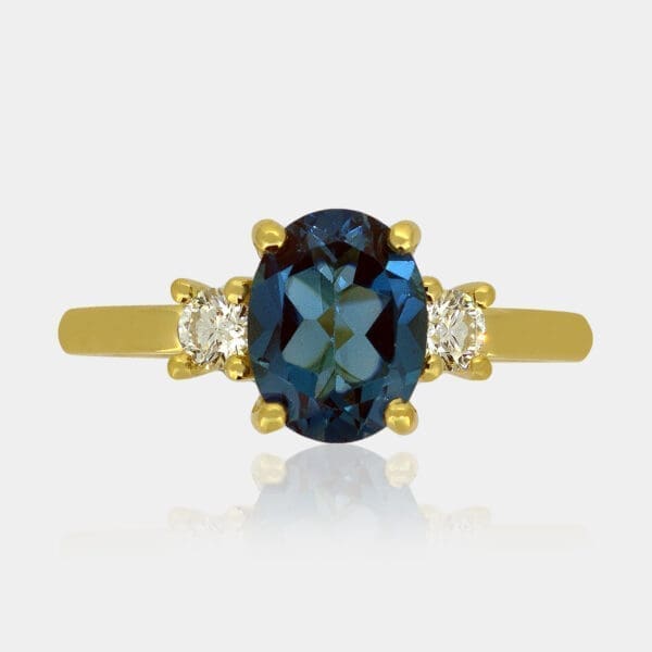 London Blue Topaz Dress Ring