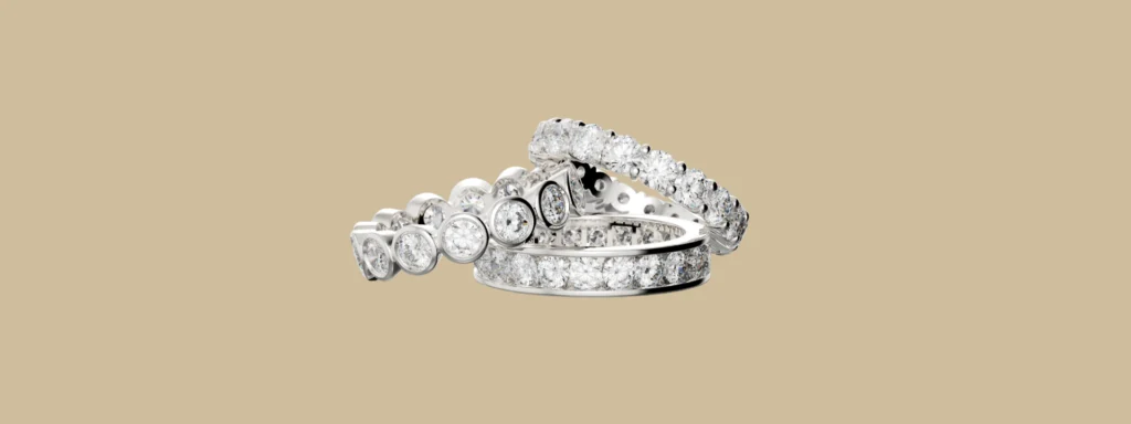 Diamond eternity rings by DDS in Adelaide, Australia